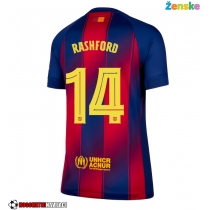 Ženske Nogometnih dresov Barcelona Marcus Rashford #14 Domači 2025-26 Kratki rokavi